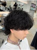 シャドウパーマ波巻きスパイラルパーマウルフパーマ名古屋駅栄駅
