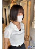 フォート(FORT)&nbsp;顔周りレイヤーボブ　ラベンダーブラウン