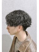 ツイストスパイラルパーマ　メンズサロン　マッシュカット　韓国