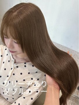 ラヴィ(Lavie) 髪質改善トリートメントブリーチダブルカラーレイヤーカットボブ