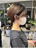 黒髪/クラゲヘアー/オリーブグレー/小顔/ココアベージュ/田町