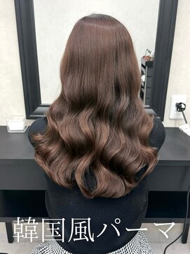 コテ巻き風パーマ /韓国風パーマ/デジタルパーマ/レイヤーカット
