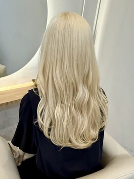 ホワイトブロンド×シルキーウェーブ