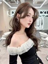 グローアイヴィ 大宮(GLROW IVY)&nbsp;ロングコテ巻き韓国ヘアレイヤースタイル