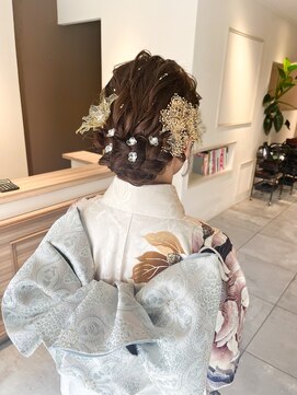 ヘアースタジオ エフ(Hair studio f) 茨木ヘアセット/着物ヘア/成人式ヘア