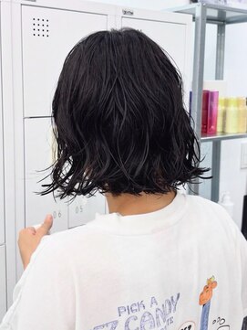 ニトバイアンキシム(nit by ahnkism) 大人可愛い切りっぱなしボブパーマ