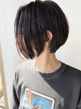 モリオフロムロンドン 原宿本店(morio from London) 【morio原宿】前下がりショートボブ前髪無し