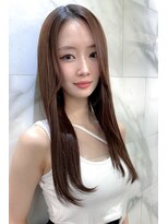 ココカラヘアー プラス(cococara‐hair plus) リーレイヤー シンプルストレート チョコレートブラウン