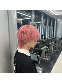 フェザーパーマブルーブラックスパイキーショートスペインカール