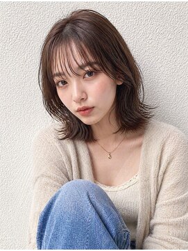 ワゴンバイアフロート(Wagon by afloat) ミディアム20代30代くびれミディアムレイヤー前髪ありなし池袋