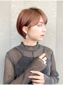 ハンサムショート/丸みショートボブ/20代30代40代50代/顔周り