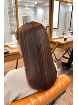 ジプソ 池袋西口(Gypso)&nbsp;白髪ぼかしハイライト＋カット +髪質改善トリートメント