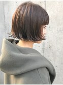 パツッと切りっぱなしのminiボブhair#ミニマムボブクラシカル