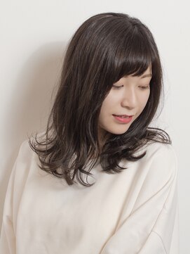 アヌーク トケ(AnouK TOKE) 【AnouK -TOKE-】暗髪ブルージュセミディ