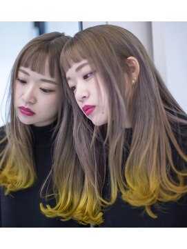 キーノ(kino) ベージュとイエローグラデーション