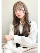 リアン(Lien) Lien☆フェミニティアッシュベージュ×デザインカラー 立川