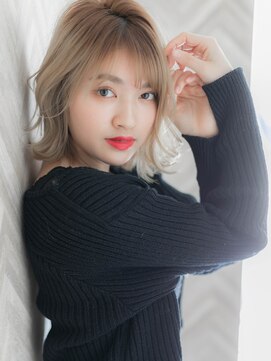 ローマ ギンザ(ROMA Ginza) 【ROMA】くすみカラー/外国人カラー/お洒落感UP外ハネネオウルフ