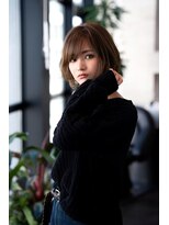 オースティン 門前仲町(AUSTIN)&nbsp;AUSTIN☆外ハネボブアッシュブラウンネオウルフツイストパーマ