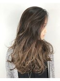 大人女性人気◎ロングレイヤー ベージュグラデーション
