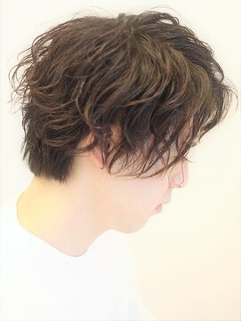 ノイセル 西本町(Noisyle) ツーブロックショートサマーカットスマートマッシュボブウルフ