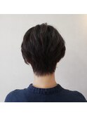 クセを活かしたショートヘア