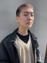 ヘアー アイス ルーチェ(HAIR ICI LUCE) 韓国ベリーショート 刈り上げ ピンクカラー 担当 井上 4