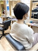 ［OCEAN Hair&Life水田成美］赤みを抑えたブラウン&束感ショート