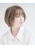 ☆ ベージュ & 透明感カラー ☆小顔ショートボブ☆