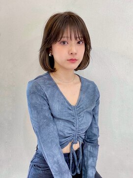 レイラバイアフロート 吉祥寺(Lila by afloat) 韓国ボブ/顔まわりレイヤー/似合わせカット/内巻きボブ/Aライン