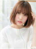 ■大人ガーリー前下がり美髪ぶつ切りボブ207-2上尾20代30代40代