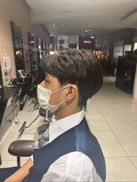 プライズ 池袋店(prize)&nbsp;爽やかマッシュート☆ビジネス刈り上げツーブロックブラウン