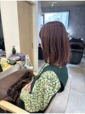 ミディアム　ピンクブラウン