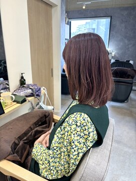 バッカ 横浜桜木町店(BACCA) ミディアム ピンクブラウン