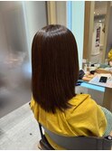 サラ艶ロング/酸性ストレート/縮毛矯正/髪質改善