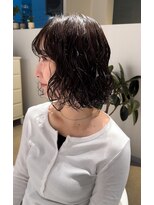 アム(amu)&nbsp;くせ毛風パーマ/ボブパーマ/パーマボブ/くせ毛パーマ/ボブヘア