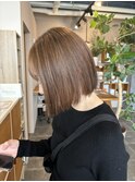 切りっぱなしボブ