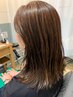 【大人気】カット＋白髪ぼかしハイライト＋オンカラー　￥17500