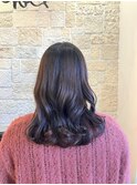 柔らかな質感で優美に仕上げるケアパーマ 髪質改善冬カラー#2
