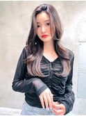 【Lloyd 大宮】ラベンダーブラウン×大人綺麗内巻き