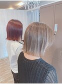 髪質改善カラー、髪質改善ストレート