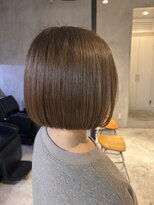 エリマ 調布(elima)&nbsp;レディース丸みショートミニボブタッセルボブモカブラウン