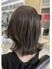 似合わせカット＋ダメージレスハイライト/白髪ぼかしハイライト＋TR　￥18000
