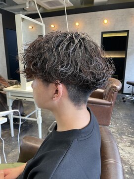 ナイン(N INE.) マッシュ×波巻きパーマ