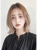 ★20代30代40代50代／小顔似合わせくびれボブ／前髪こなれミディ