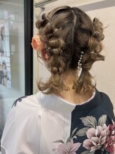 ヘアーサロン シバノ(Hair Salon SHIBANO)&nbsp;ポコポコツイン×袴