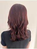 ピンクブラウン×くびれミディアム　20代　30代　40代