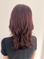 アヴァンスクロス あべのルシアス店(AVANCE.CROSS)&nbsp;ピンクブラウン×くびれミディアム　20代　30代　40代