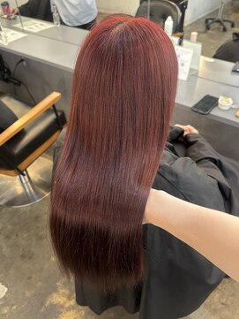 ジュール 池袋(Joule) ブリーチなしダブルカラーでチェリーピンク♪♪