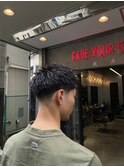 バーバー　ツーブロック/刈り上げ/ツイスパ/ビジネス/かきあげ