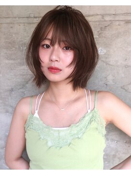 サイン 渋谷(SIGN) 20代/タッセルボブ/レイヤーボブ/ハッシュボブ/透明感カラー